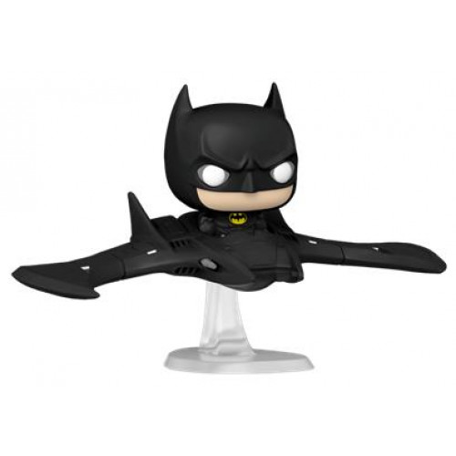 Funko Pop! Rides Super Deluxe: The Flash - Batman with Batwing # Vinyl Figure