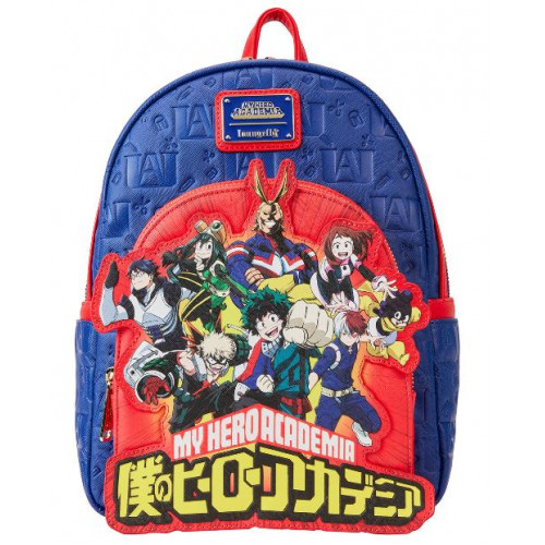 Loungefly My Hero Academia - Group Debossed Logo Mini Backpack (MHABK0023)
