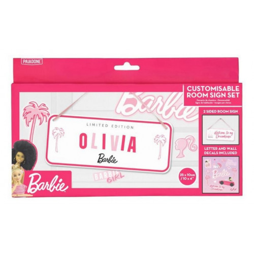 Paladone Barbie - Customisable Room Sign Set (PP11568BR)