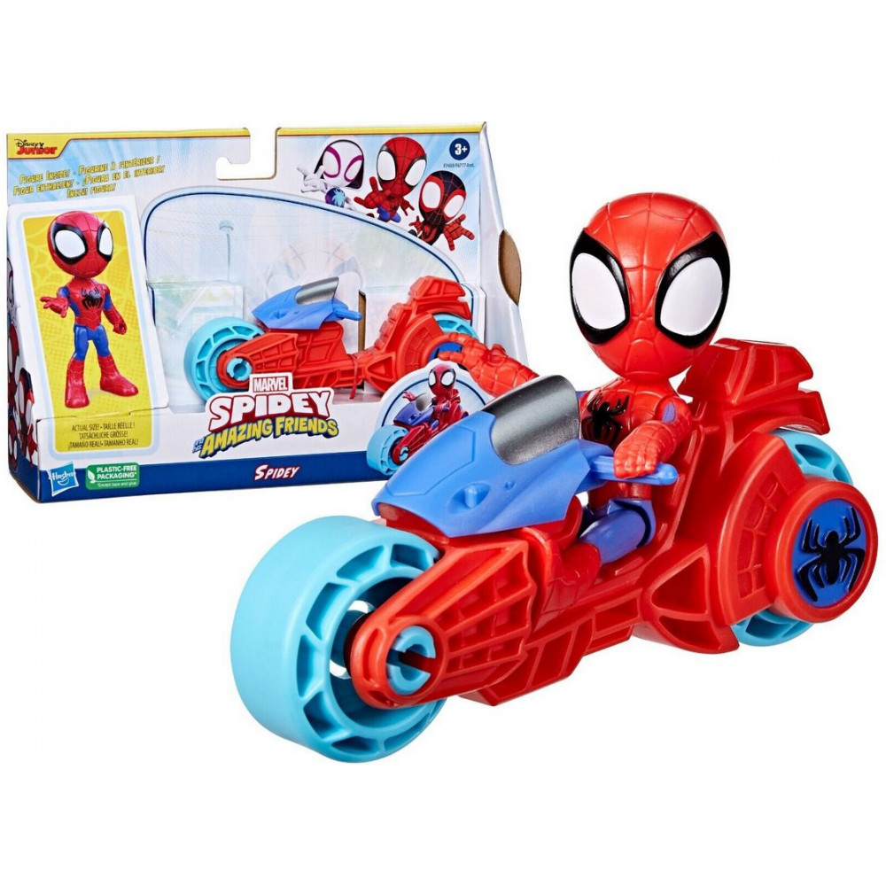 Hasbro Disney Junior Marvel: Spidey and his Amazing Friends - Spidey Motorcycle (F7459)