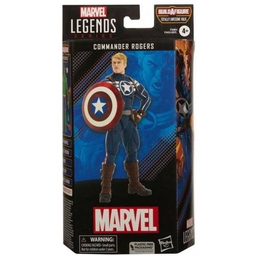 Hasbro Marvel Legends Series Build a Figure Totally Awesome Hulk: Commander Rogers Action Figure (15cm) (Excl.) (F3685)