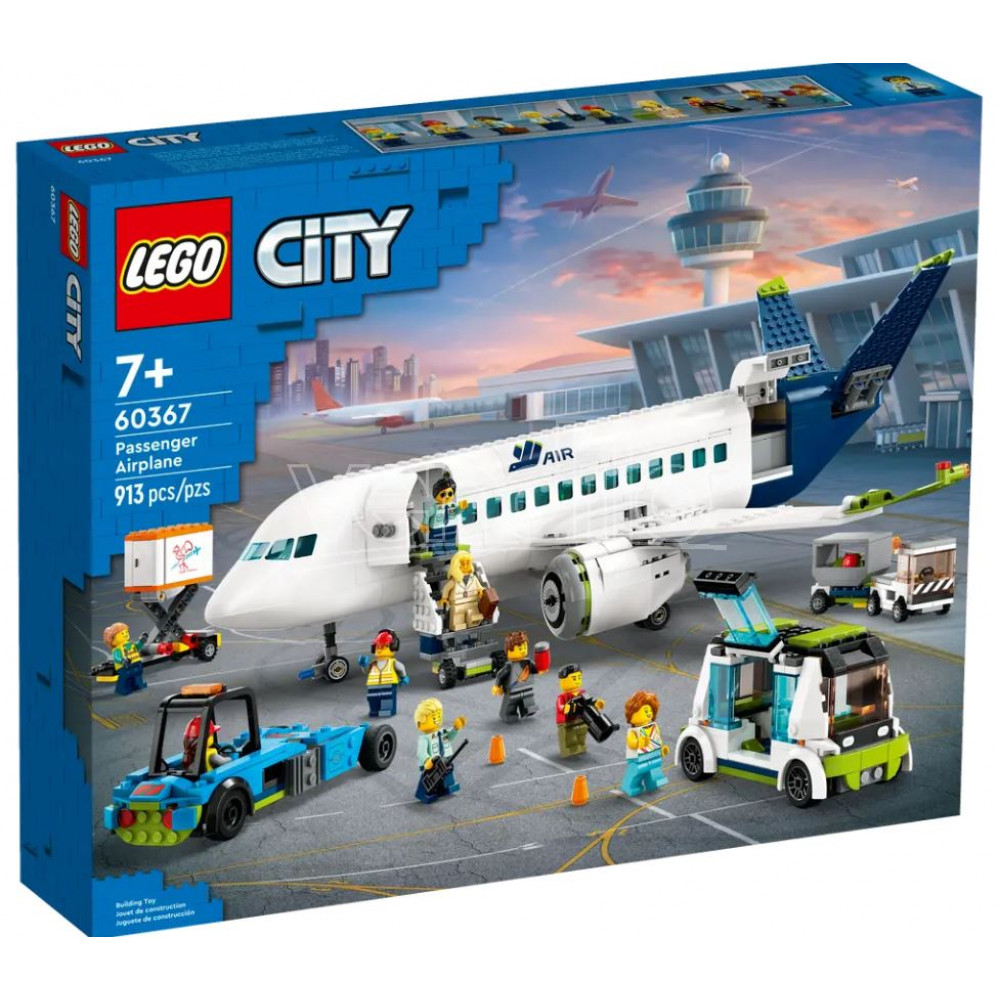 LEGO® City Passenger Airplane για 7 Ετών 913τμχ (60367)