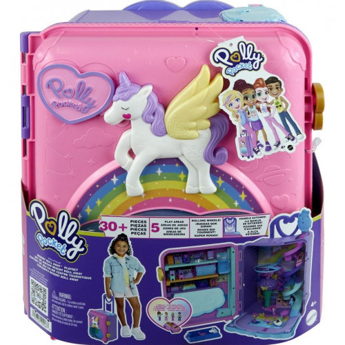 Mattel Παιχνίδι Μινιατούρα Polly Pocket Pollyville Βαλιτσάκι Λούνα Παρκ