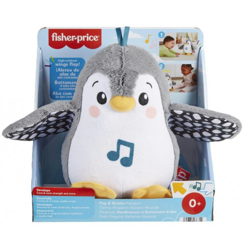Fisher-Price Flap Wobble Penguin with Motion (HNC10)