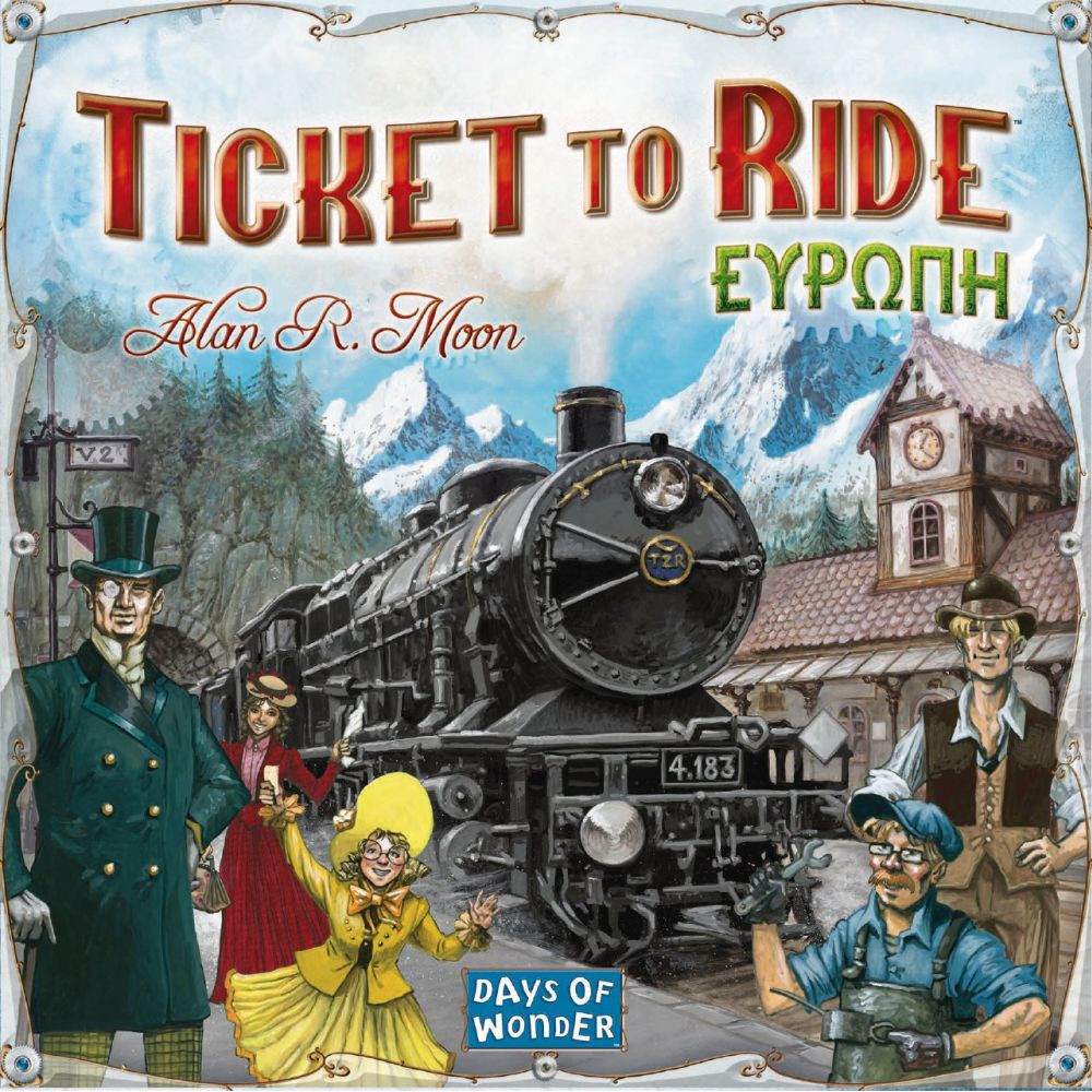 Kaissa Επιτραπέζιο Παιχνίδι Days Of Wonder Ticket To Ride: Ευρώπη για 2 έως 5 Παίκτες για 8 Ετών (KA617144)