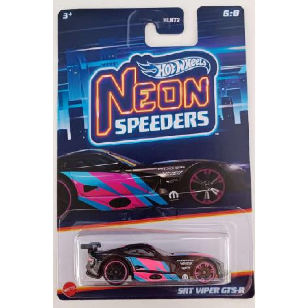 Mattel Hot Wheels Neon Speeders - SRT Viper GTS-R (HLH78)