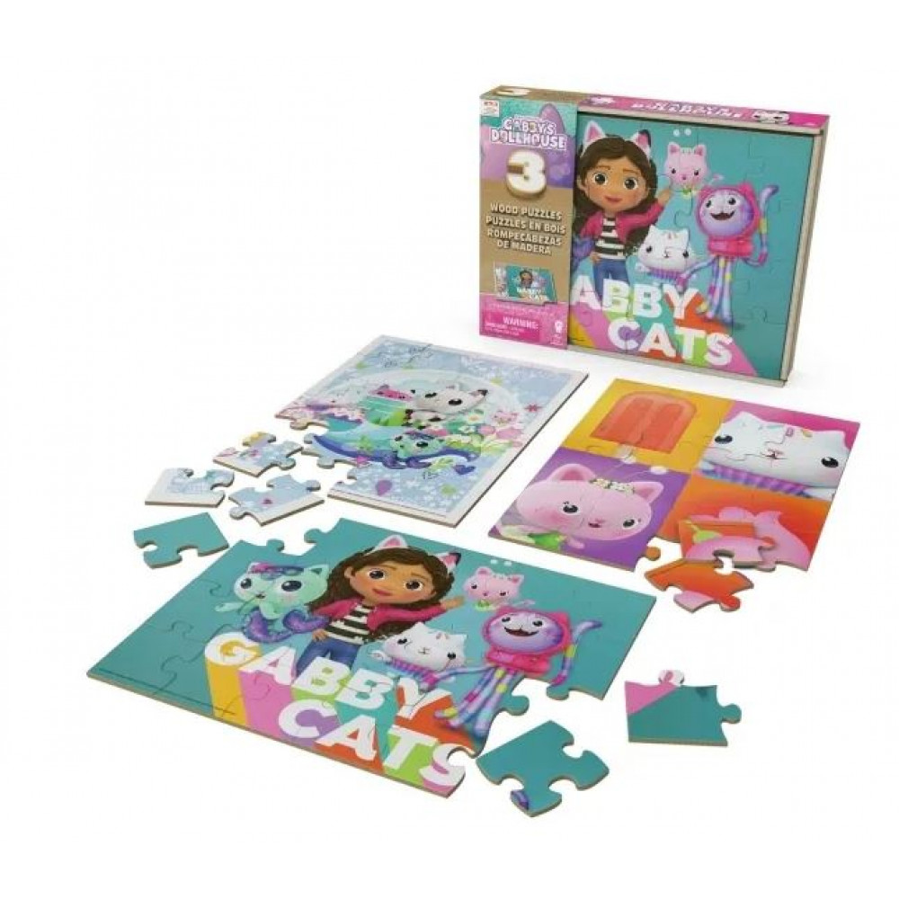 Spin Master Gabbys Dollhouse: Wood Puzzle (6066549)