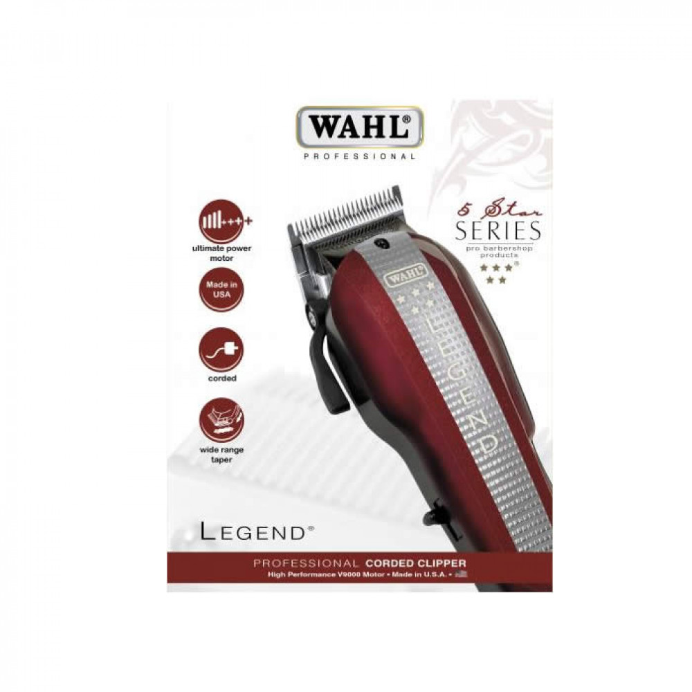 Wahl Professional 5 Star Legend Κουρευτική Μηχανή Ρεύματος Κόκκινη 08147-016