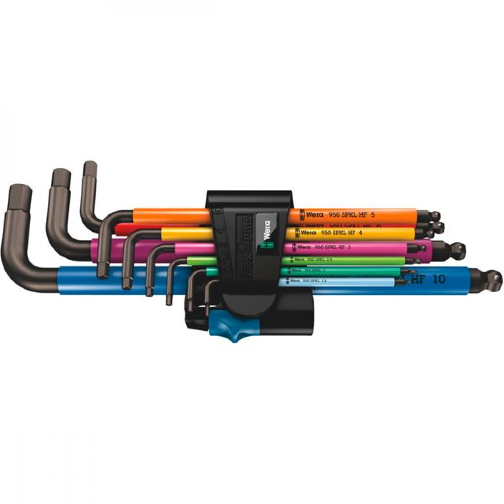 Wera Σετ 9 Κλειδιά Allen σε Σχήμα L 950/9 Hex-Plus HF 1Κωδικός: 05022210001