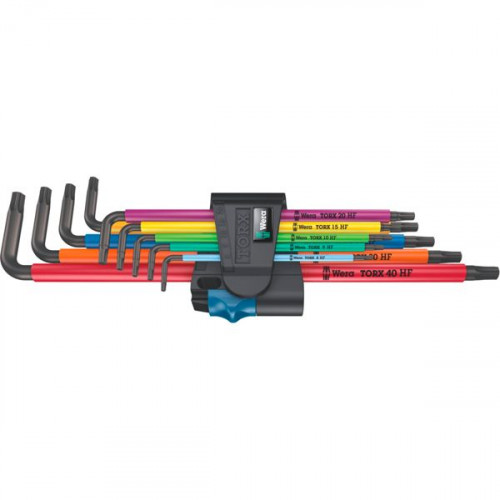 Wera Σετ 9 Κλειδιά Torx σε Σχήμα L 967/9 TX XL Multicolour HF 1Κωδικός: 05024470001