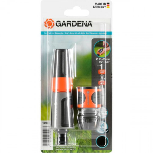Gardena Stop n Spray Σετ Εκτοξευτήρα Νερού με Ταχυσυνδέσμους 13mm 1/2