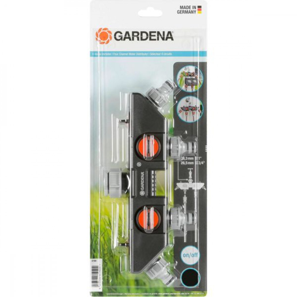 Gardena 8194-20 Διανομέας Ποτίσματος και Σετ με Συνδέσμους OGS με Διακόπτη