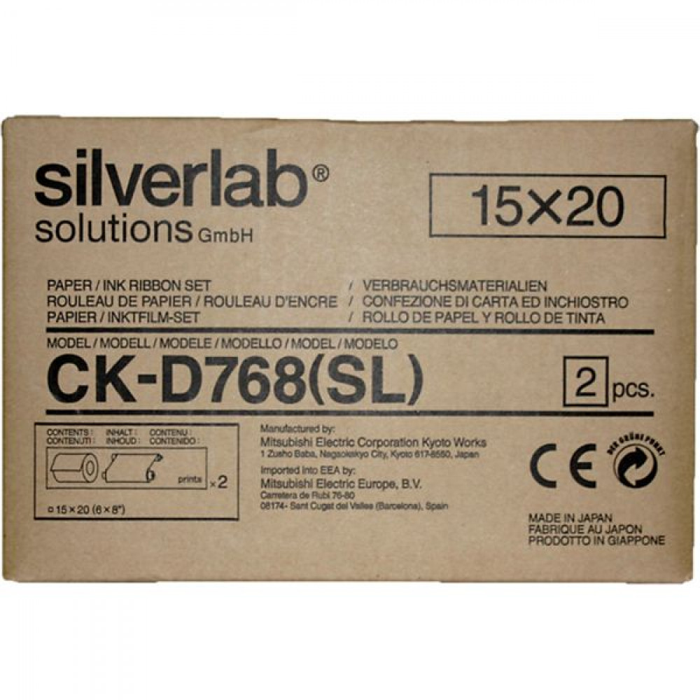 Mitsubishi Electric CK-D768(SL) Γνήσια Μελανοταινία 2τμχ