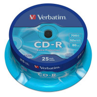 Verbatim CD-R 80 / 700MB 52x Speed Extra Protection 25τμχ