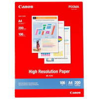 Canon HR-101N Φωτογραφικό Χαρτί High Resolution A4 (21x30) 106gr/m² για Εκτυπωτές Inkjet 200 Φύλλα