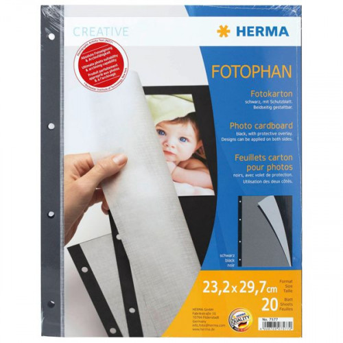 Herma Πλαστικές Ζελατίνες για Φωτογραφίες A4 με Τρύπες 20τμχ 7577