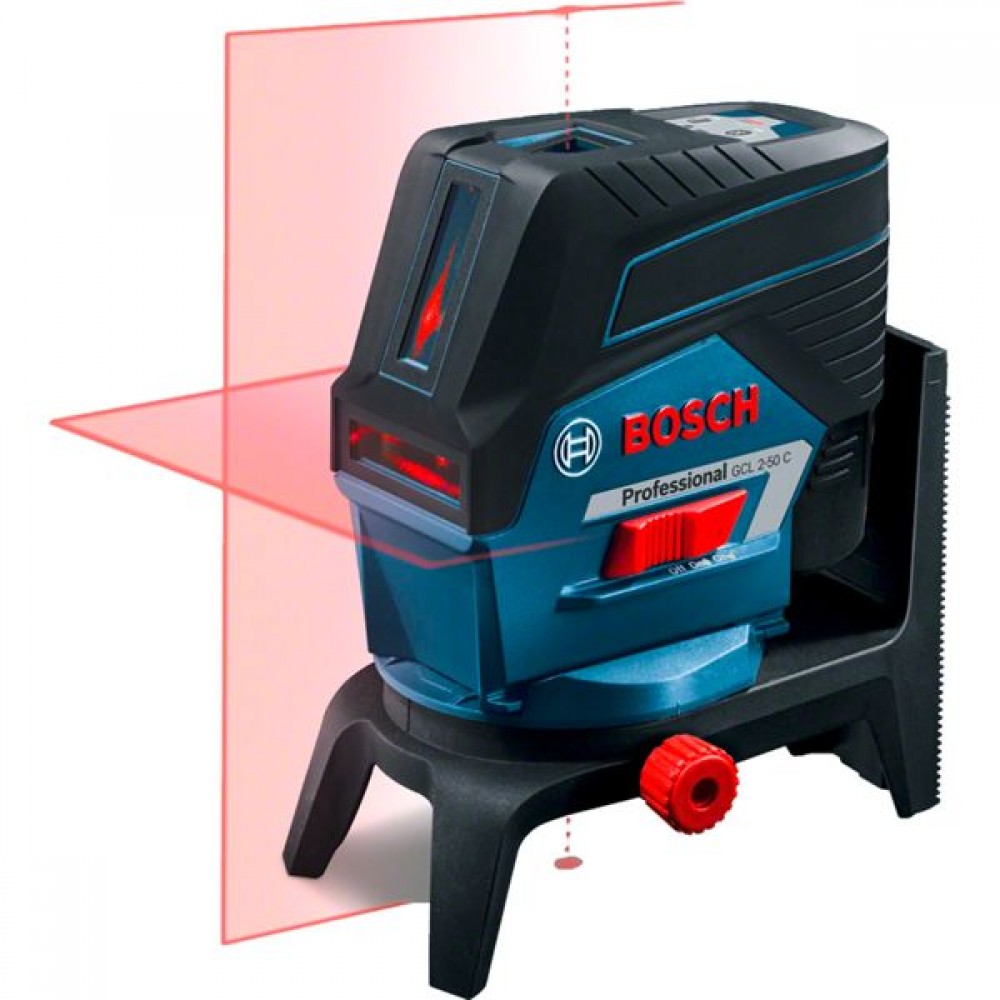 Bosch GCL 2-50C Professional (0601066G00) Αυτορυθμιζόμενο Γραμμικό Αλφάδι Laser Κόκκινης Δέσμης