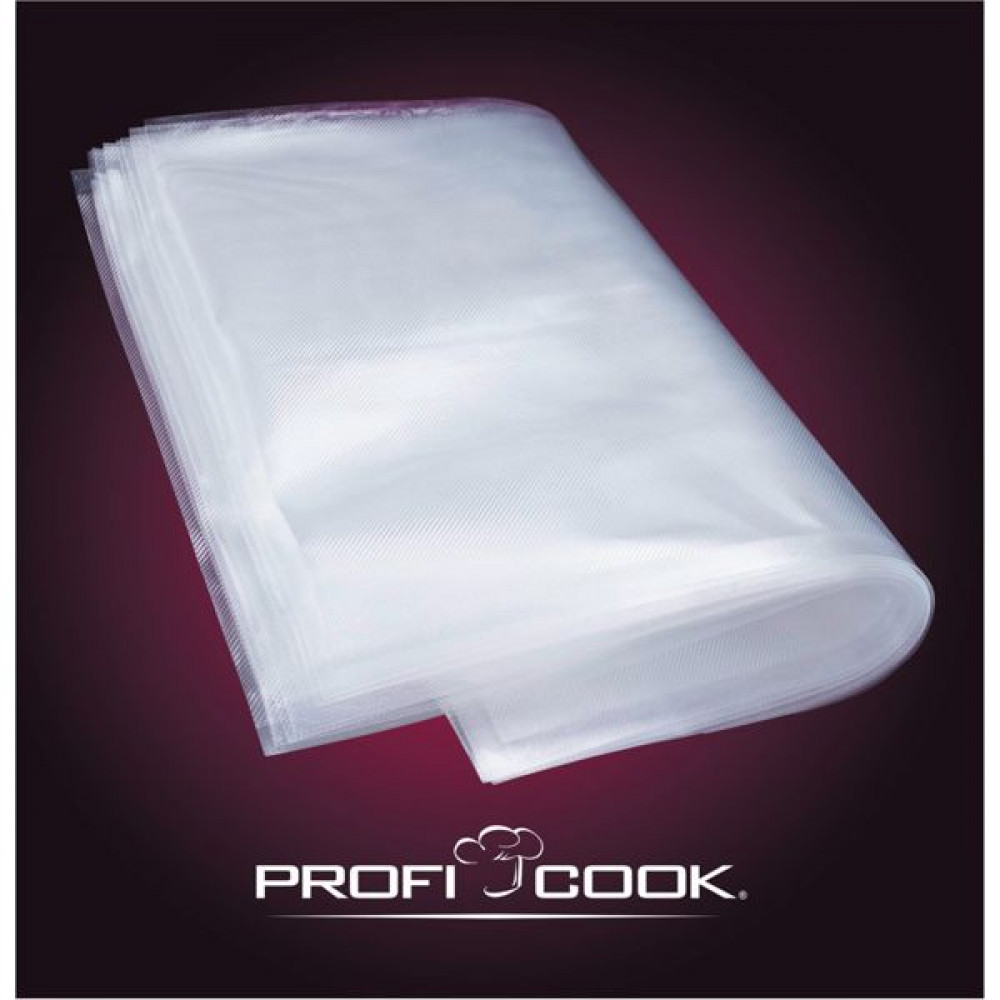 Profi Cook Λείες Σακούλες για Συσκευές Vacuum 280x400mm 50τμχΚωδικός: 8910152