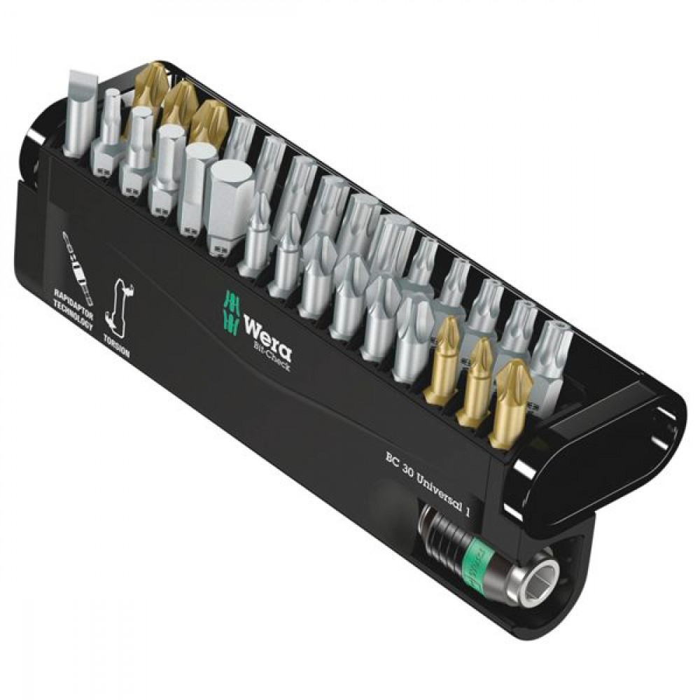 Wera Σετ 30 Μύτες Κατσαβιδιού Bit BC 30 Universal 1Κωδικός: 05056440001