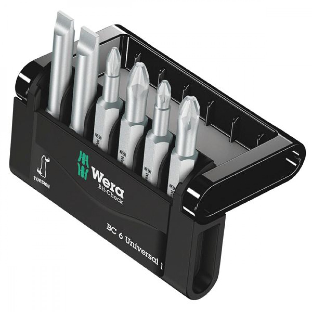 Wera Σετ 6 Μύτες Κατσαβιδιού Bit Check 6 Universal 1Κωδικός: 05056474001