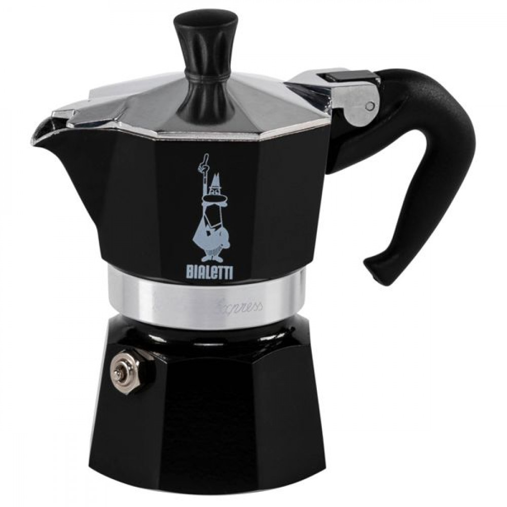 Bialetti Moka Express Μπρίκι Espresso 1cups Μαύρο