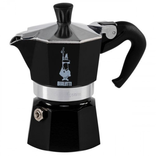 Bialetti Moka Express Μπρίκι Espresso 1cups Μαύρο