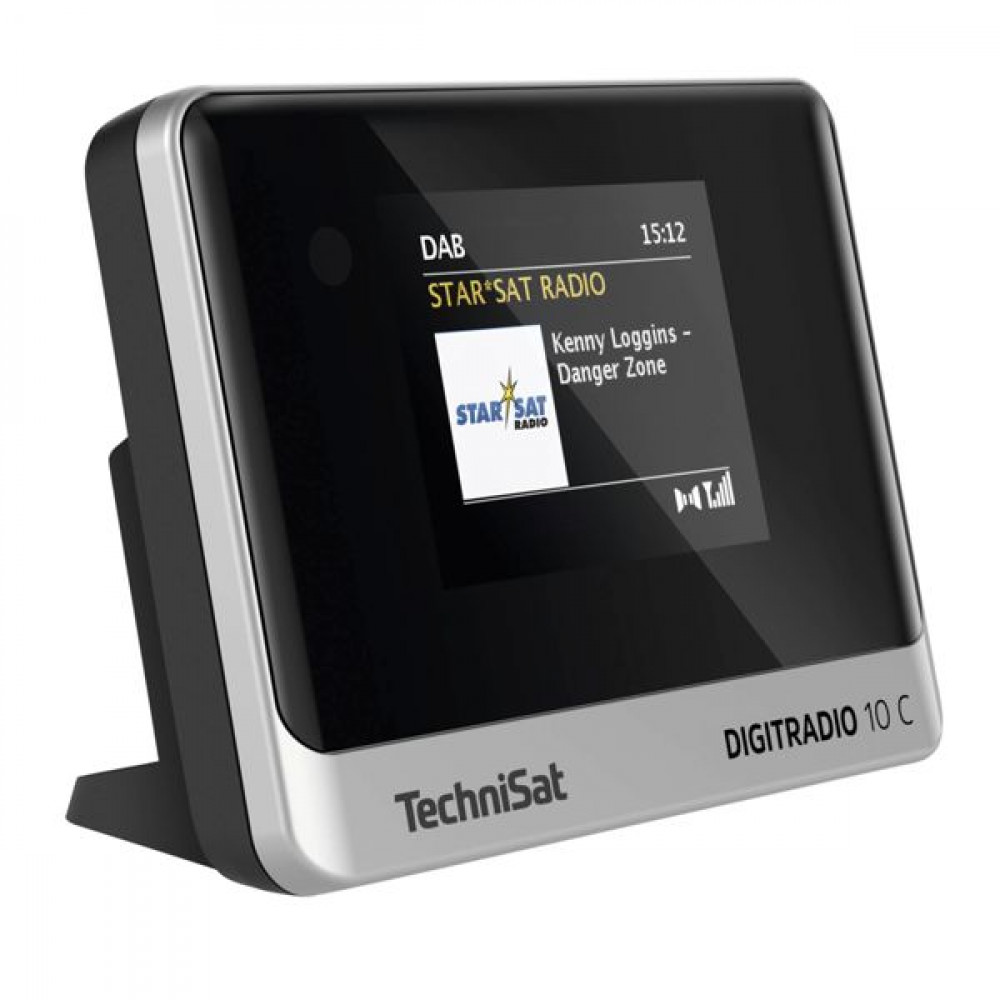 Technisat DigitRadio 10 C Επιτραπέζιο Ραδιόφωνο Ρεύματος DAB+ με Bluetooth Black/Silver