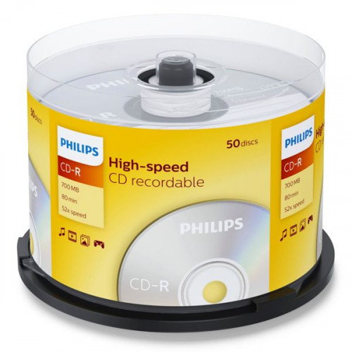Philips CD-R 80Min 700MB 52x SP 1x50