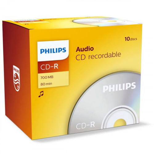 Philips CD-R 80Min Audio JC 1x10