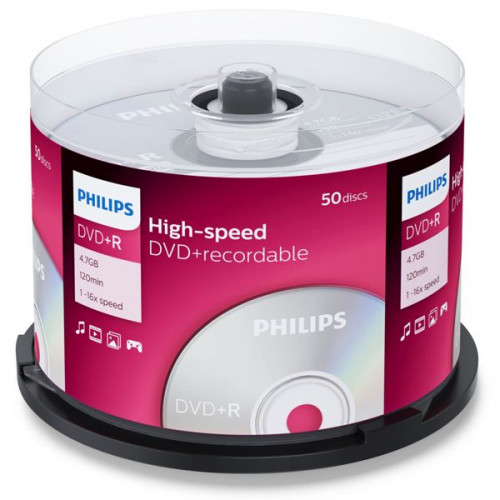 Philips DVD+R 4,7GB 16x SP 1x50