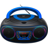 Denver Φορητό Ηχοσύστημα TCL-212BT με Bluetooth / CD / USB / Ραδιόφωνο σε Μπλε Χρώμα