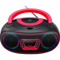 Denver Φορητό Ηχοσύστημα TCL-212BT με Bluetooth / CD / USB / Ραδιόφωνο σε Ροζ Χρώμα
