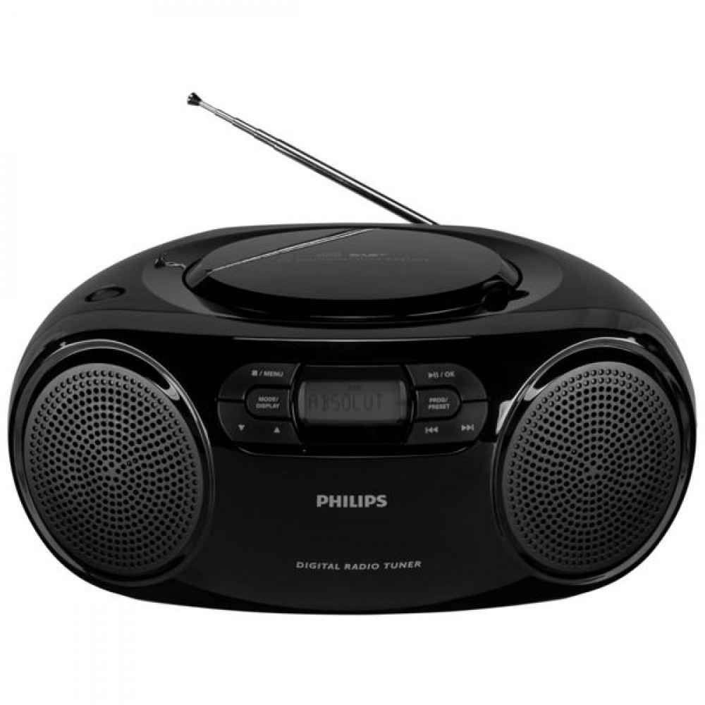 Philips Φορητό Ηχοσύστημα AZB500 με CD / Ραδιόφωνο σε Μαύρο ΧρώμαΚωδικός: AZB500/12