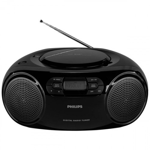 Philips Φορητό Ηχοσύστημα AZB500 με CD / Ραδιόφωνο σε Μαύρο ΧρώμαΚωδικός: AZB500/12