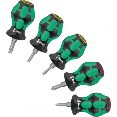 Wera Σετ 5 Κατσαβίδια Ηλεκτρολόγου Stubby Set 1Κωδικός: 05008870001