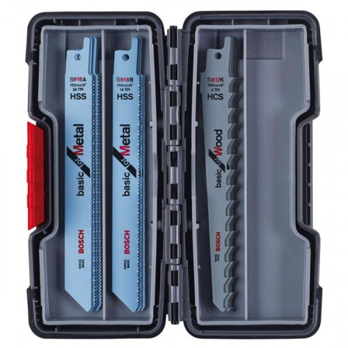Bosch 2607010901 Λάμες για Μέταλλο και Ξύλο 15τμχ