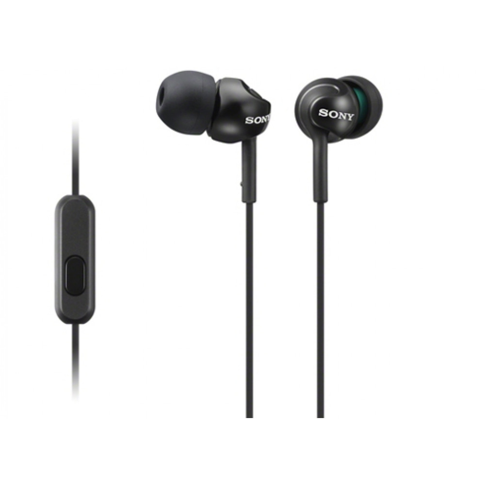 Sony MDR-EX110AP In-ear Handsfree με Βύσμα 3.5mm Μαύρο