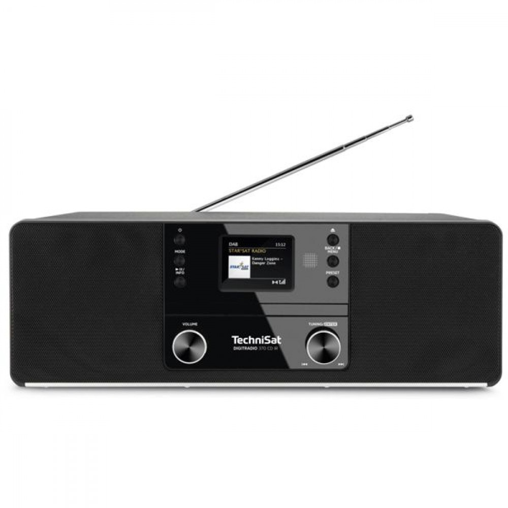 Technisat Ηχοσύστημα 2.0 DigitRadio 370 IR 10W με CD / Digital Media Player και Bluetooth Μαύρο