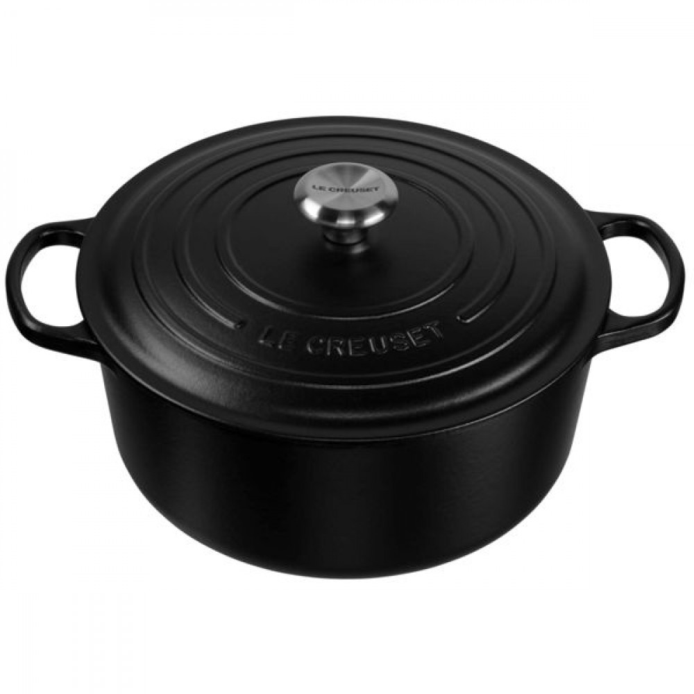 Le Creuset Signature Βαθιά Κατσαρόλα από Μαντέμι 28cm BlackΚωδικός: 21177280000430