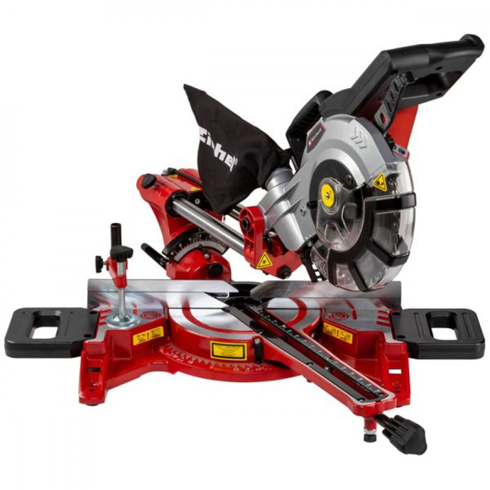 Einhell TC-SM 2131/1 Dual Φαλτσοπρίονο Συρόμενο με Ισχύ 1500W, Οδηγό Laser, Δίσκο Κοπής Διαμέτρου 210mm & Ταχύτητα Κοπής 4900rpm