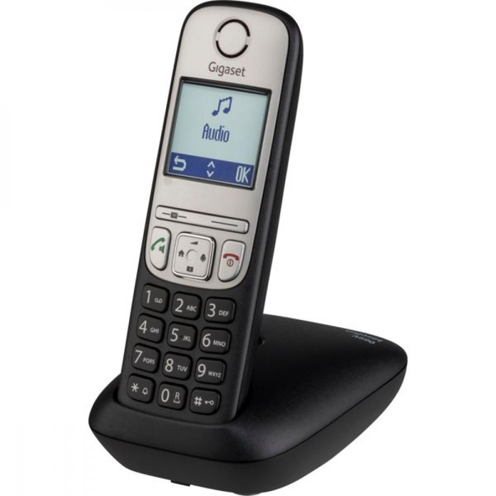 Gigaset A690 Ασύρματο Τηλέφωνο με Aνοιχτή Aκρόαση Black