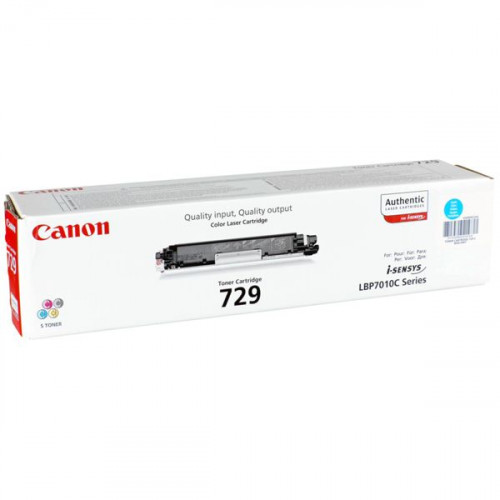 Canon 729C Toner Laser Εκτυπωτή Κυανό 1000 Σελίδων (4369B002)