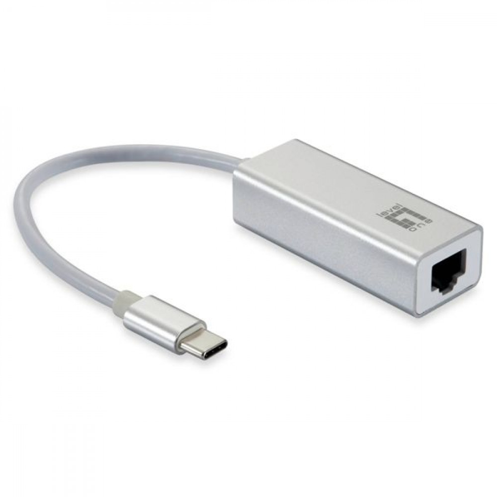 Level One USB-0402 USB-C Αντάπτορας Δικτύου για Ενσύρματη σύνδεση Ethernet