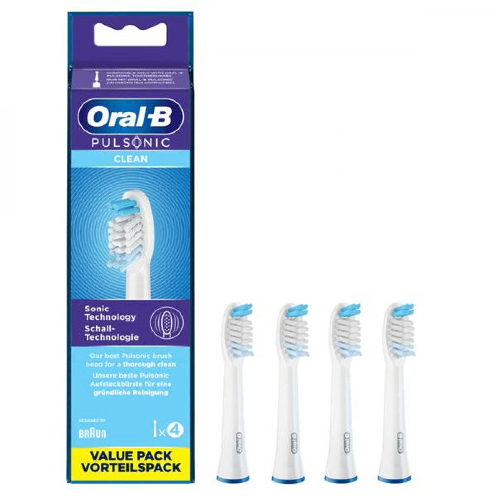 Braun Oral-B brush heads Pulsonic Clean 4er