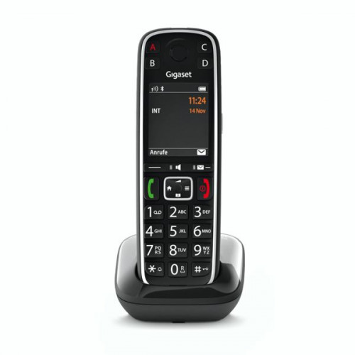 Gigaset E720 Ασύρματο Τηλέφωνο με Ελληνικό Μενού Μαύρο