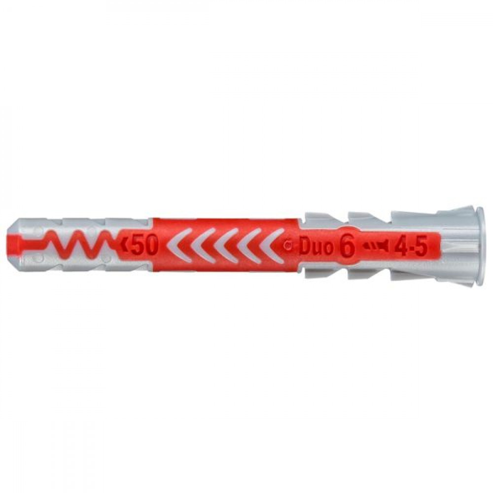 Fischer 538240 Βύσμα Πλαστικό DuoPower 6x50mm 100τμχ