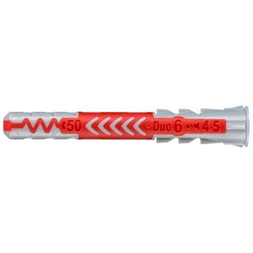Fischer 538240 Βύσμα Πλαστικό DuoPower 6x50mm 100τμχ