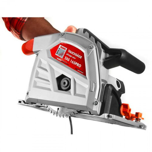 Holzmann TAS165PRO Βυθιζόμενο Δισκοπρίονο 1400W με Ρύθμιση Ταχύτητας και με Σύστημα Αναρρόφησης