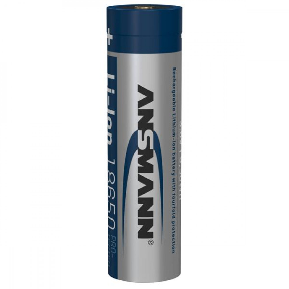 1 Ansmann Li-Ion 18650 3400mAh 3,6V Micro-USB Buchse 1307-0003