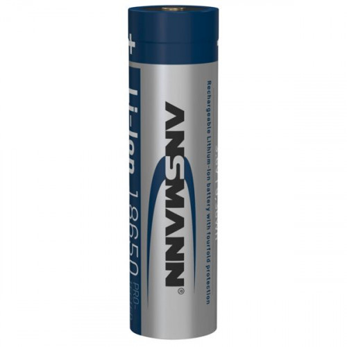 1 Ansmann Li-Ion 18650 3400mAh 3,6V Micro-USB Buchse 1307-0003